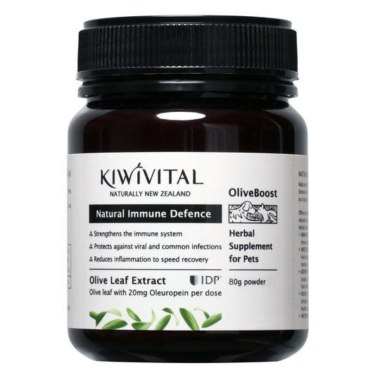 Kiwivital | 橄欖葉草療補充劑 （貓狗食用） - SugarPet