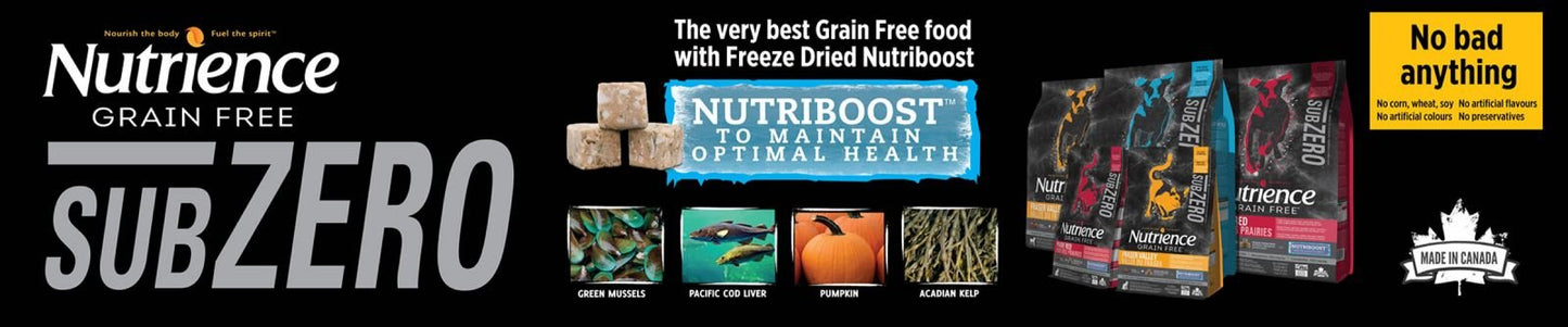 Nutrience | Sub Zero 系列凍乾脫水無穀物牛肝狗糧 - SugarPet
