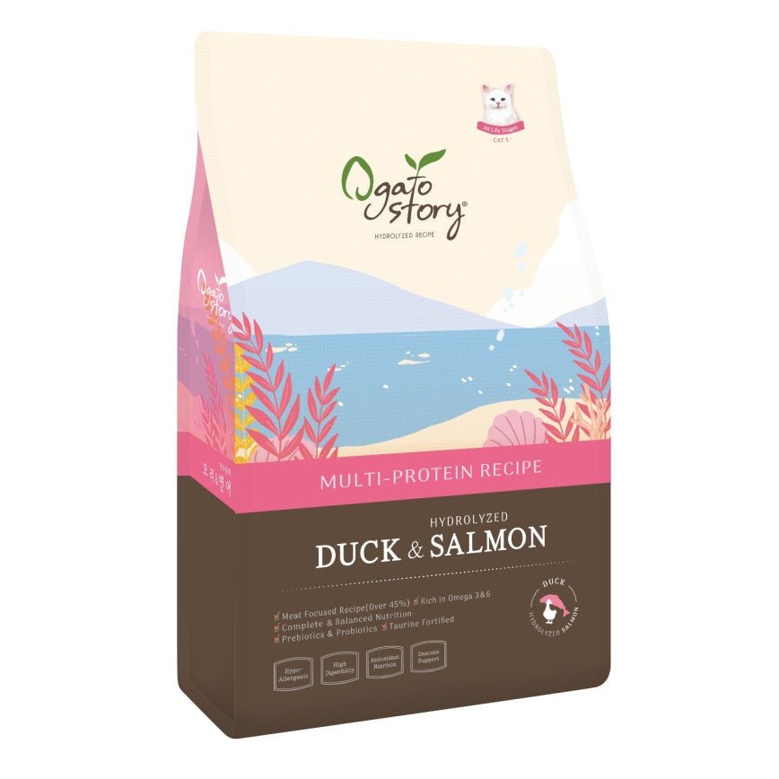 Organic Story | 去骨鴨肉和水解三文魚貓乾糧 - SugarPet