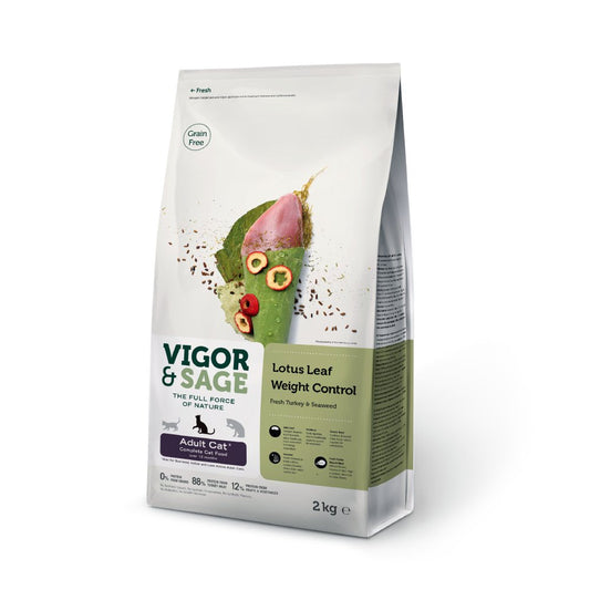 Vigor & Sage | 無穀物荷葉減重貓乾糧 - SugarPet