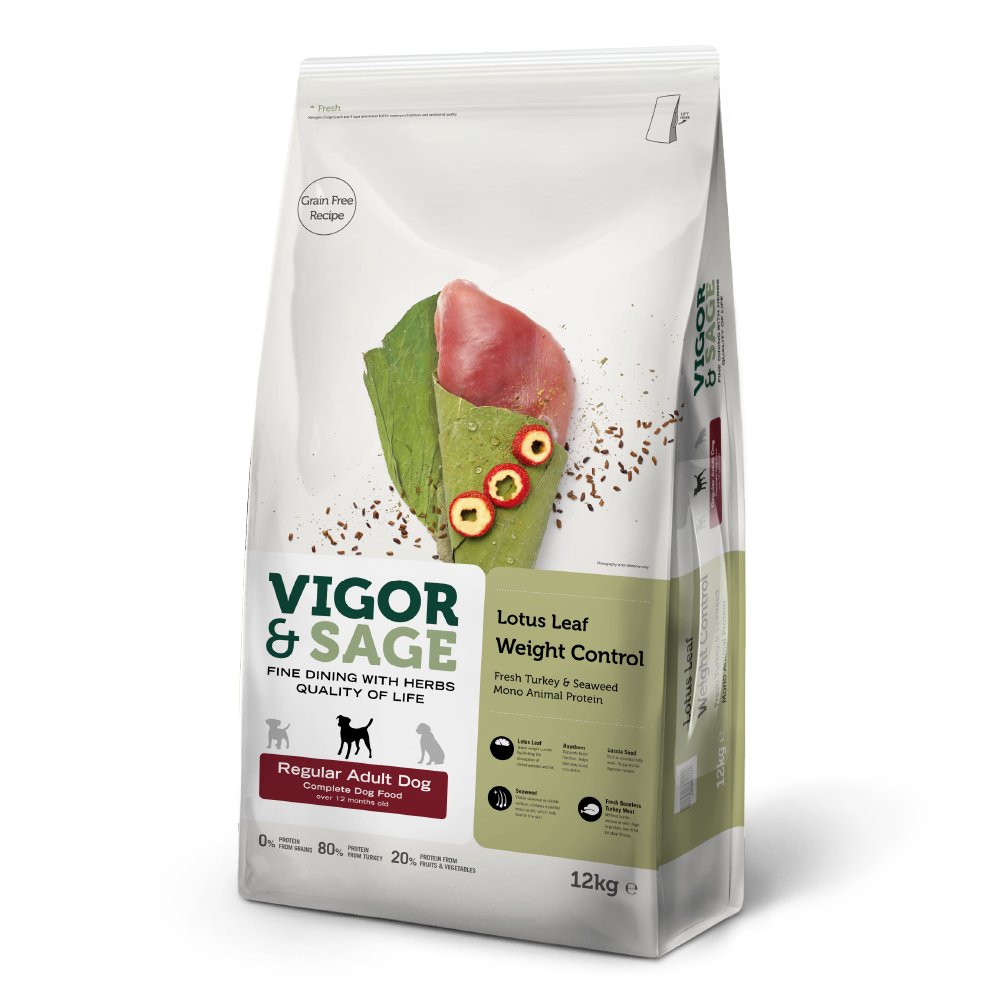 Vigor & Sage | 無穀物荷葉纖體減重狗乾糧 - SugarPet