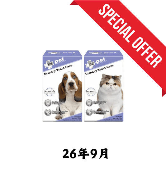 26年9月 | Dr. Pet | 泌尿道健康配方 30g (貓狗適用) - SugarPet 寵甜