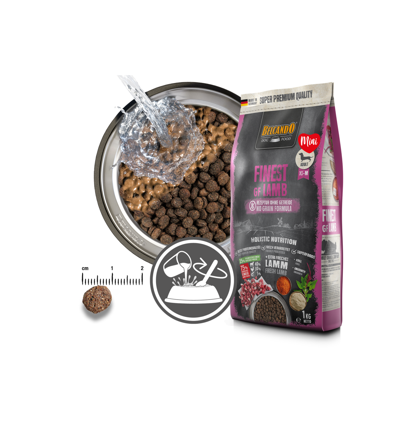Leonardo & Belcando Dog Food | 精細顆粒無穀物羊肉狗乾糧