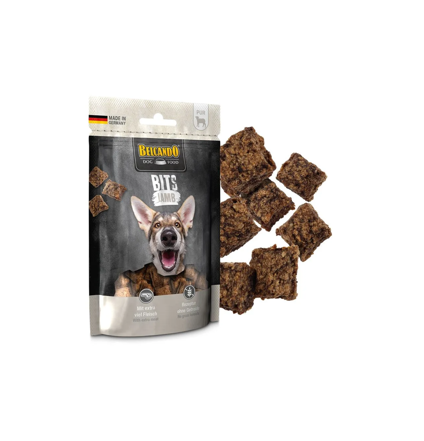 Leonardo & Belcando Dog Food | 溫和風乾零食肉塊系列 90g - 羊肉