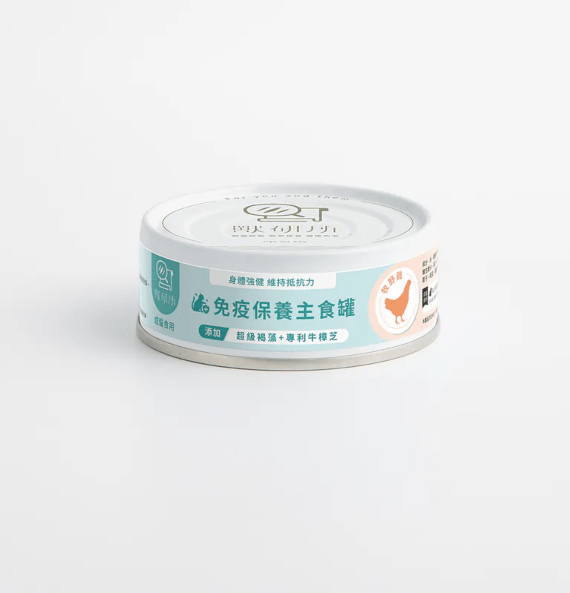 獸研所 | 免疫保健主食貓罐頭 80g - 牧野雞 - SugarPet 寵甜