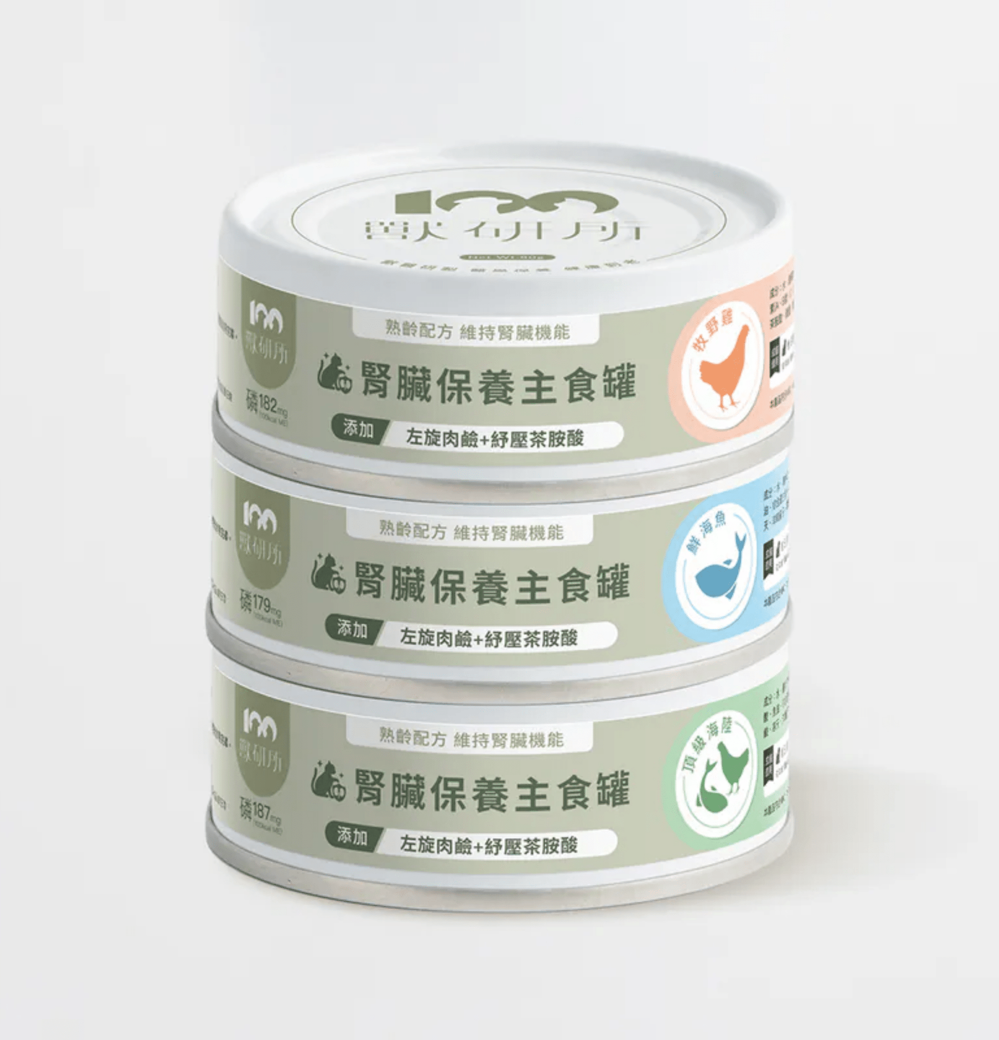 獸研所 | 腎臟保養主食貓罐頭 80g - 頂級海陸 - SugarPet 寵甜