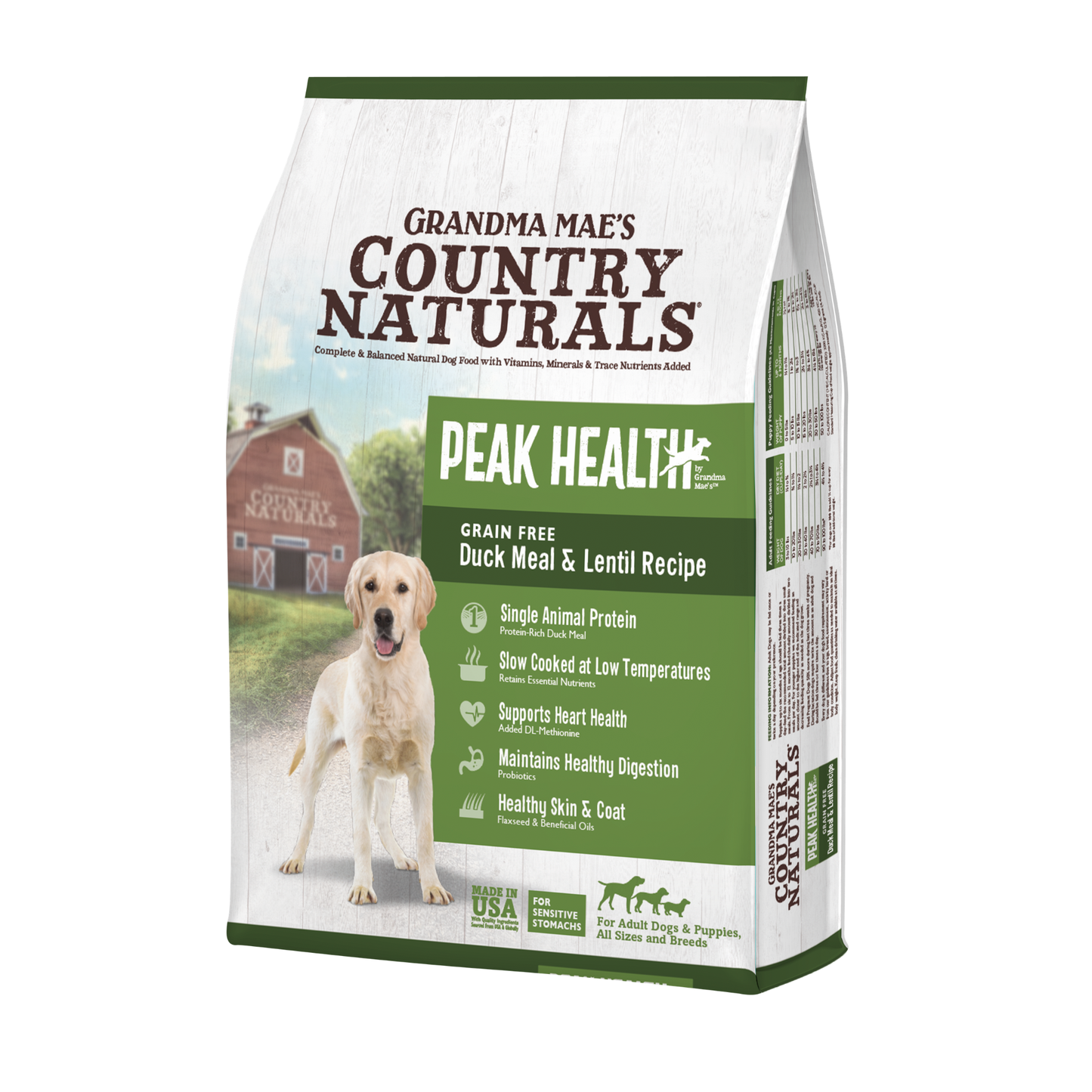 Country Naturals | Peak Health 5合1 無穀物防敏鴨肉狗乾糧 (新舊包裝隨機發放) * 送Zignature | 無穀物鴨肉狗罐頭 13oz 一罐