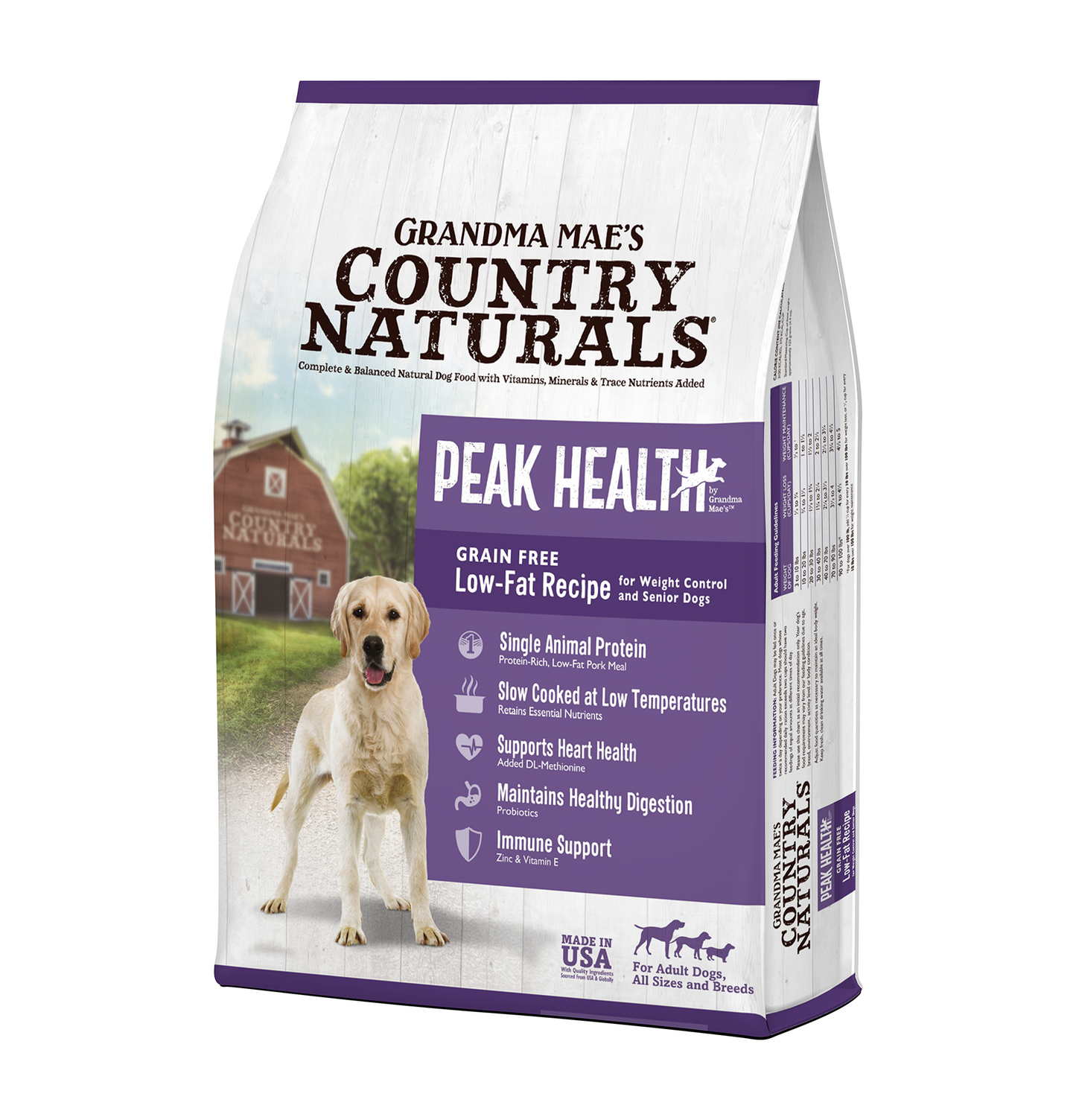 Country Naturals | Peak Health 5合1無 無穀物防敏高纖低脂老犬糧 (新舊包裝隨機發放)