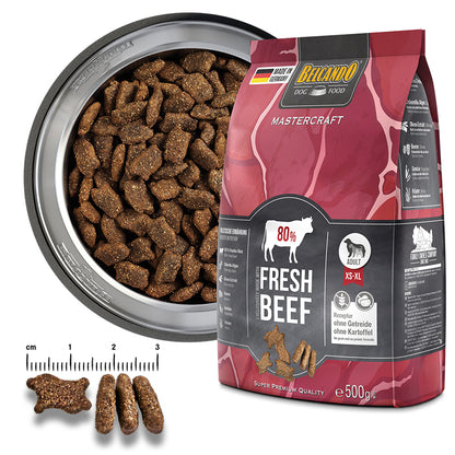 Leonardo & Belcando Dog Food | Mastercraft 無穀物成犬鮮肉系列牛肉狗乾糧