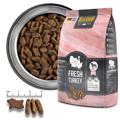 Leonardo & Belcando Dog Food | Mastercraft 無穀物成犬鮮肉系列火雞狗乾糧
