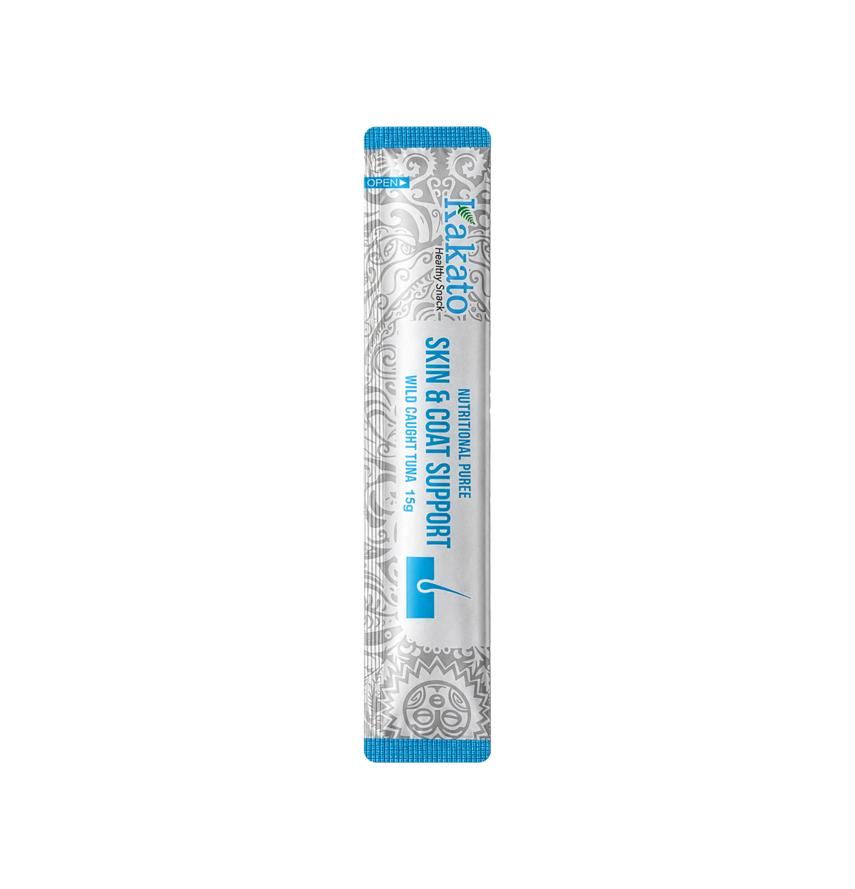 Kakato | 功能保健貓肉泥 -  皮毛及毛髮護理功能 (野生吞拿魚) - 15g x 4條 / 包