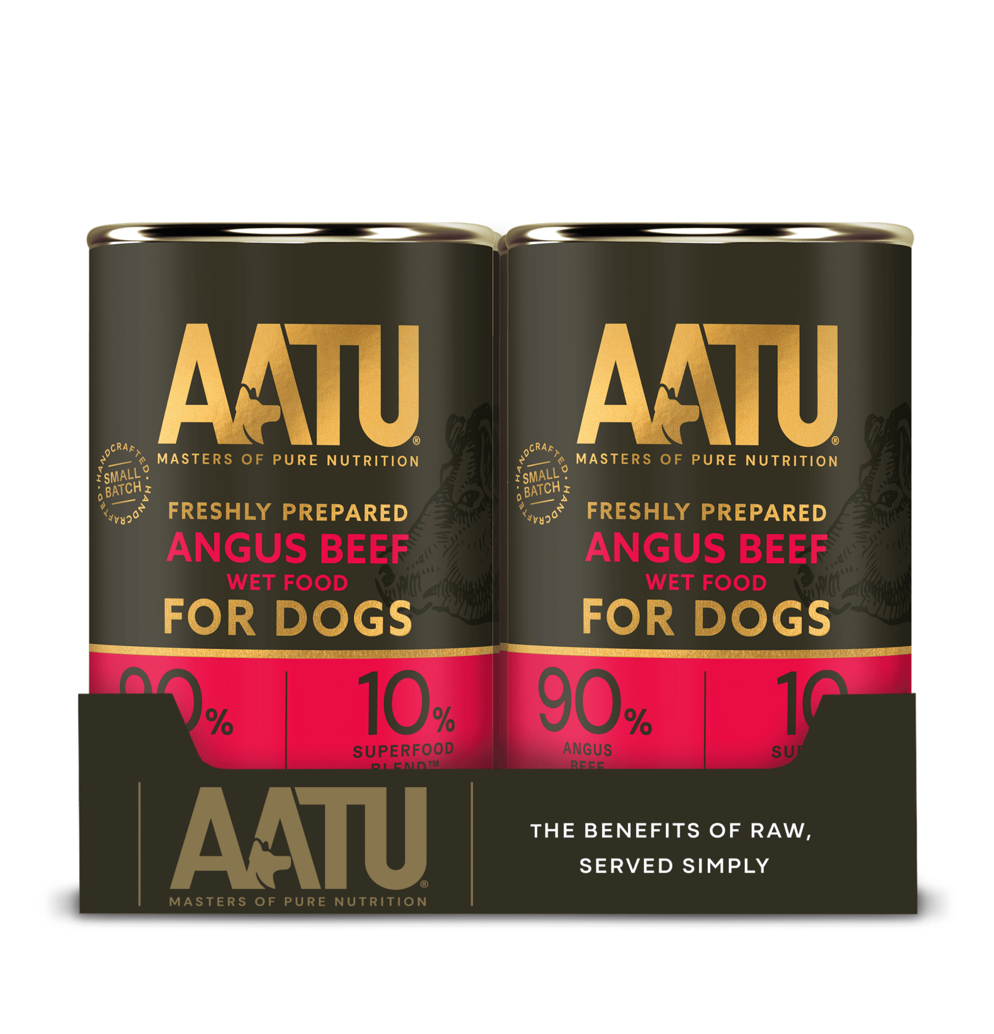AATU | 安格斯牛肉主食狗罐頭 400g - SugarPet 寵甜