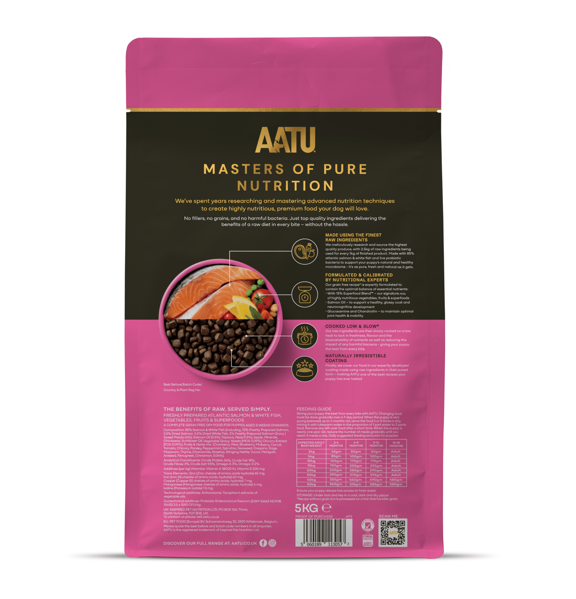 AATU | 無穀物三文魚天然低敏幼犬糧 - SugarPet 寵甜