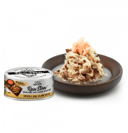 Absolute Holistic | Raw Stew 頂級主食雞+三文魚+雞肉精粹貓狗罐頭 80g - SugarPet