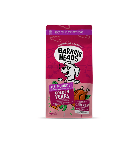 Barking Heads | 老友之選全天然老犬乾糧（深紅色） - SugarPet 寵甜