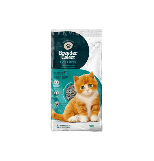 Breeder Celect | 環保再造紙貓砂 30L - SugarPet 寵甜