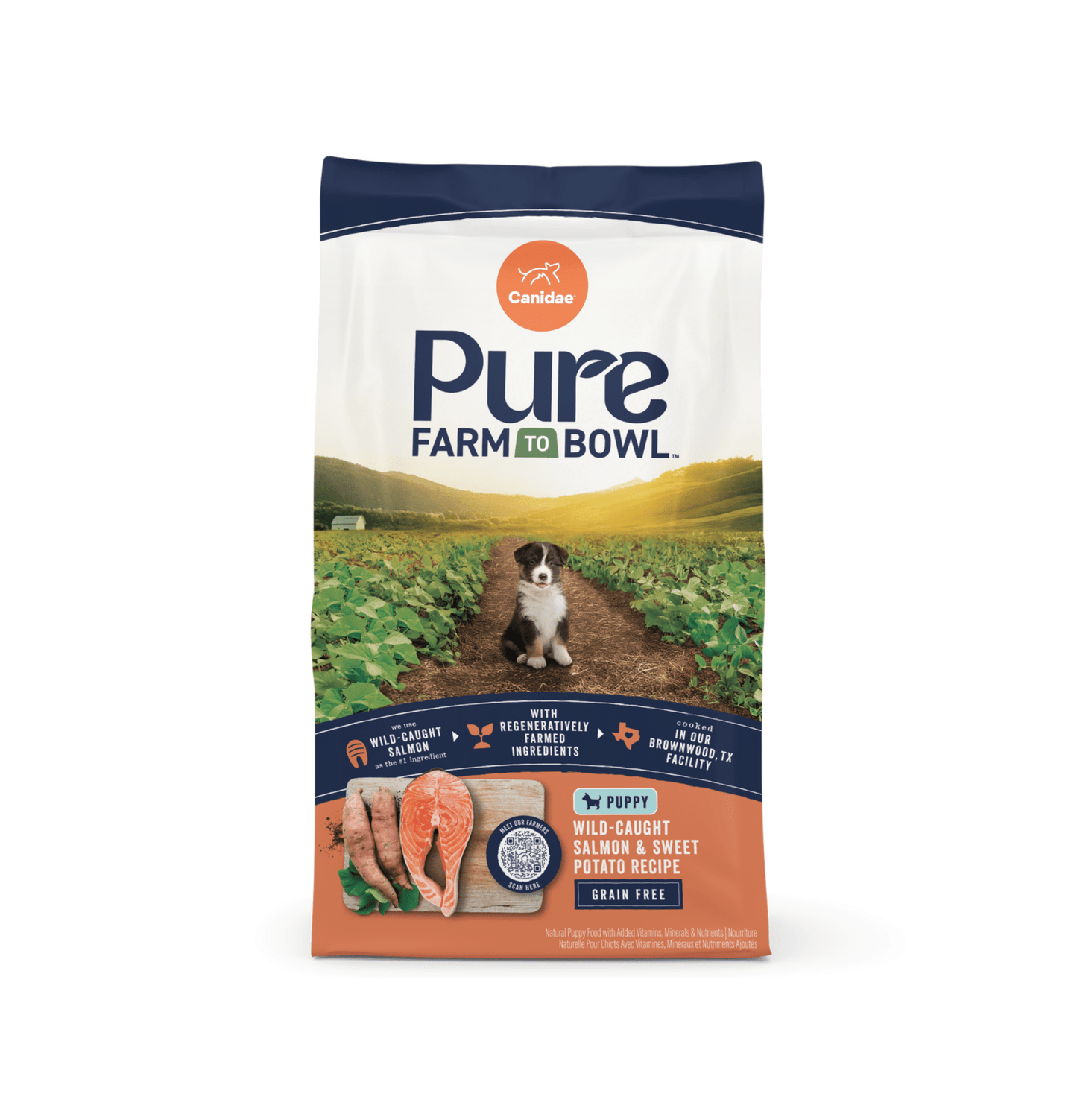 Canidae | Pure 無穀物幼犬配方 (三文魚&甜薯)狗乾糧 22lb - SugarPet 寵甜