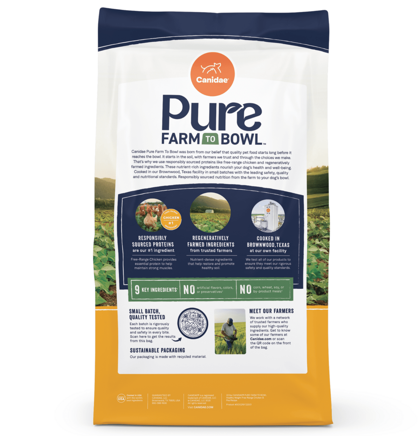 Canidae | Pure 無穀物無穀物體重控制配方 (雞肉&豌豆)狗乾糧 - SugarPet 寵甜