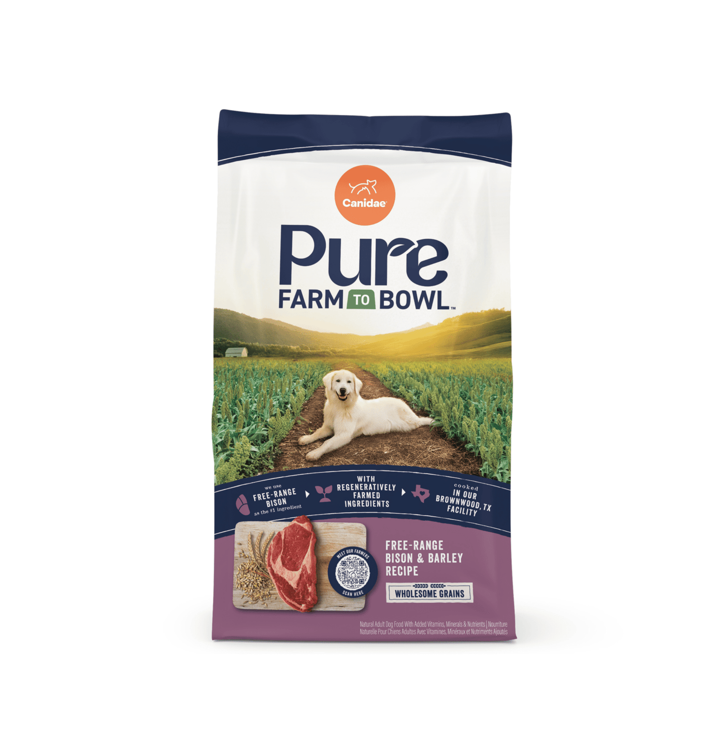 Canidae | 無穀物陸地野牛+小扁豆+紅蘿蔔成犬狗乾糧 - SugarPet 寵甜