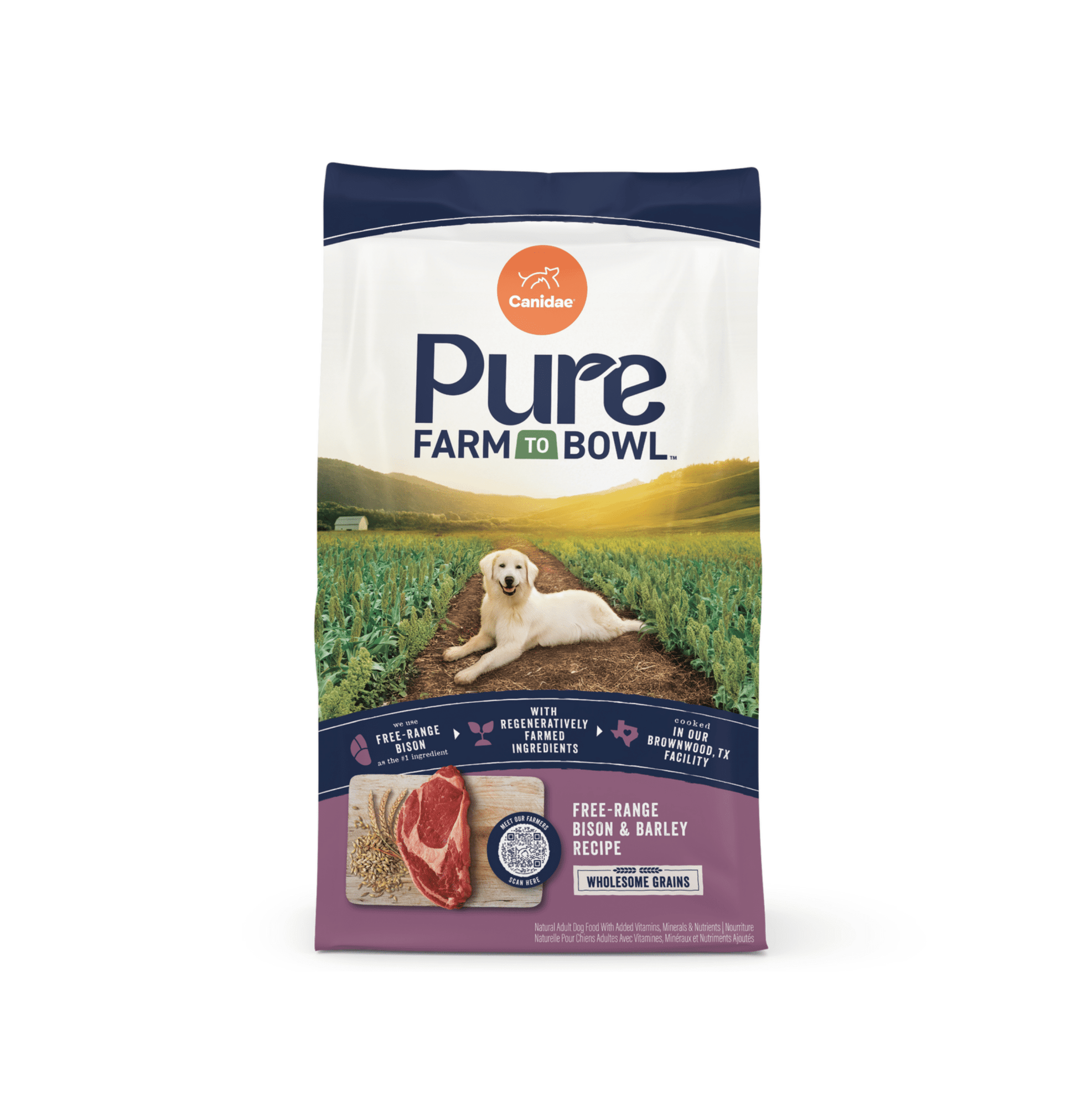 Canidae | 無穀物陸地野牛+小扁豆+紅蘿蔔成犬狗乾糧 - SugarPet 寵甜