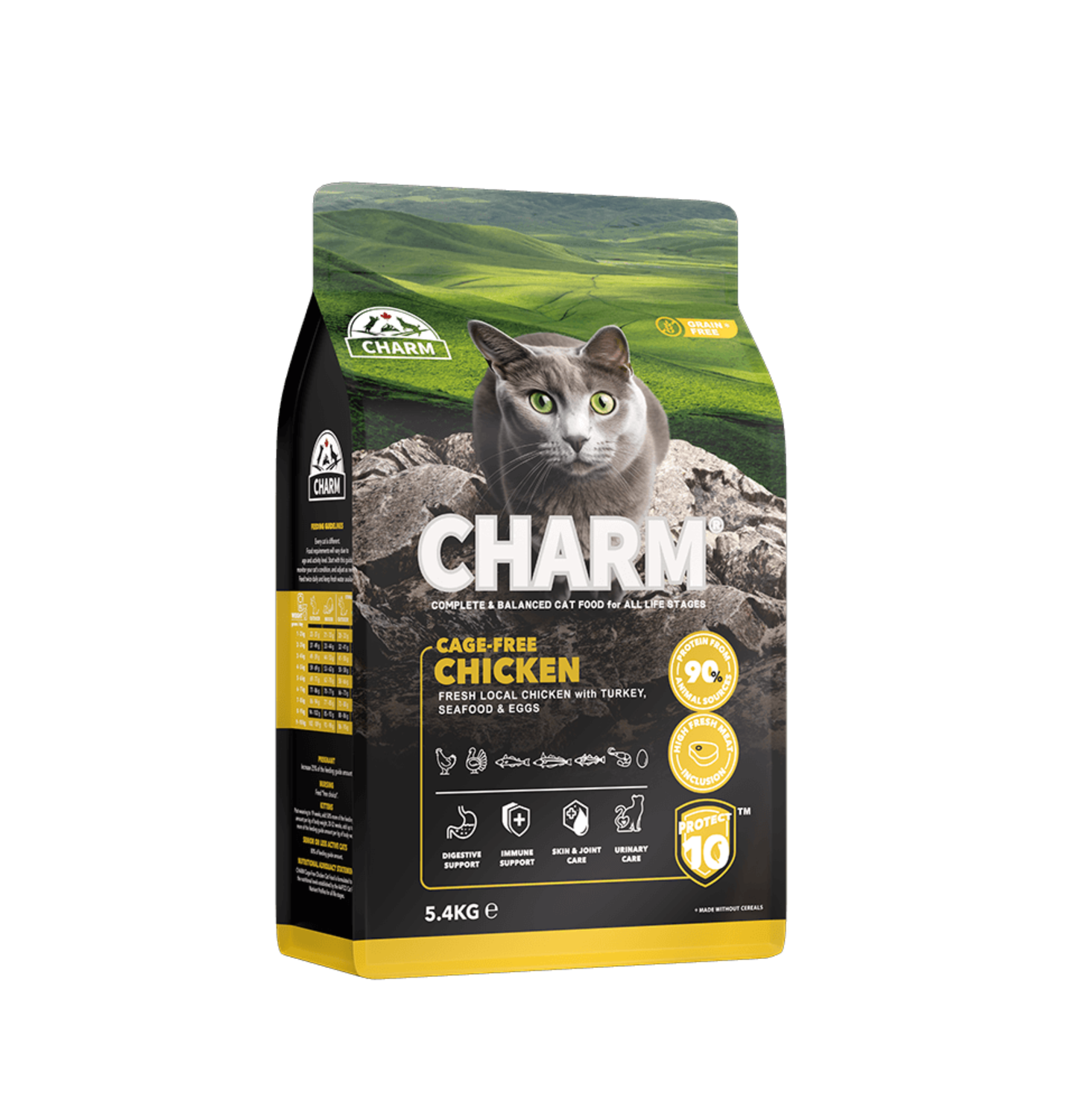 Charm | 無穀物走地雞肉貓乾糧