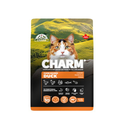 Charm | 無穀物農場鴨肉貓乾糧