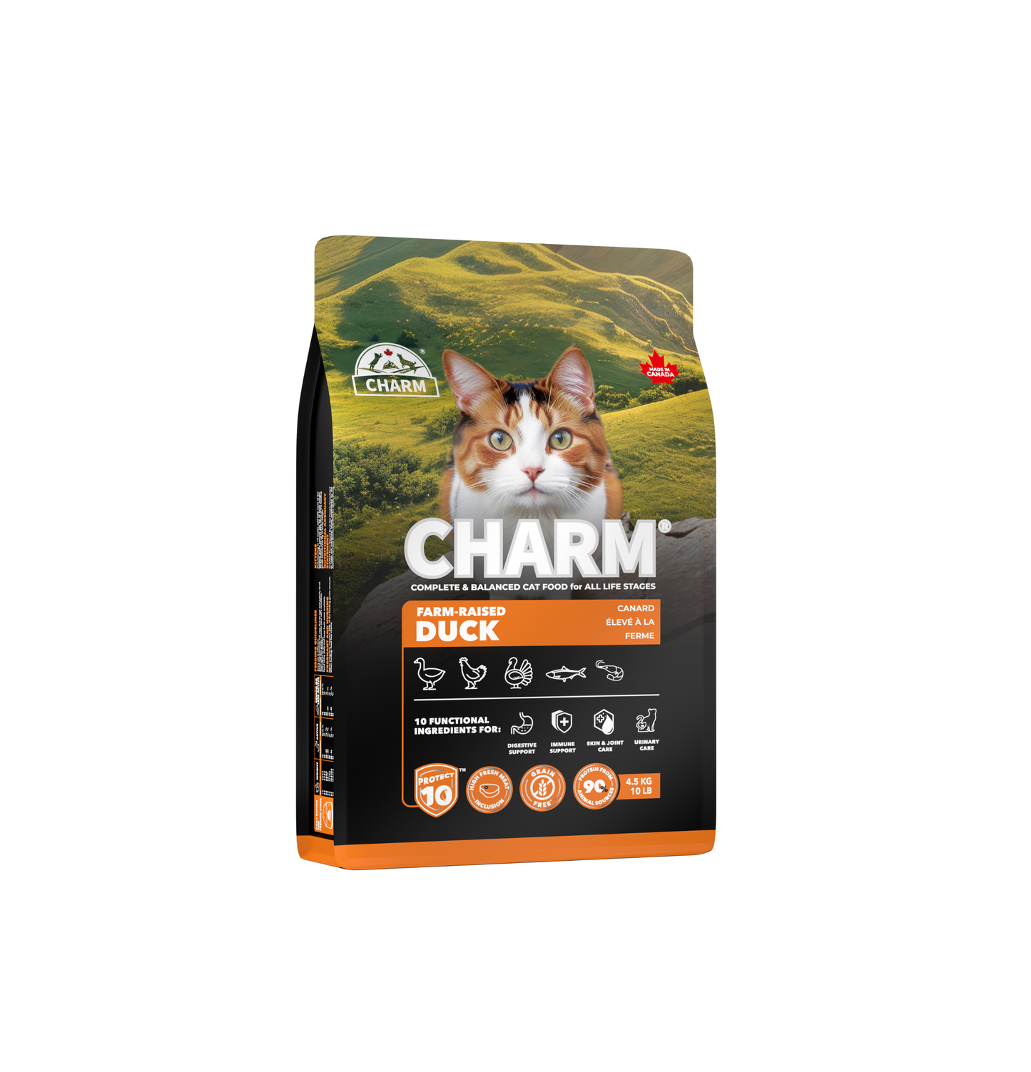 Charm | 無穀物農場鴨肉貓乾糧