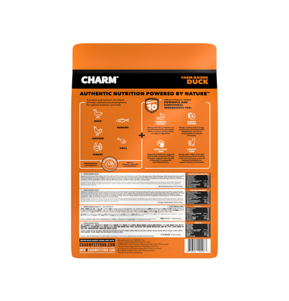 Charm | 無穀物農場鴨肉貓乾糧