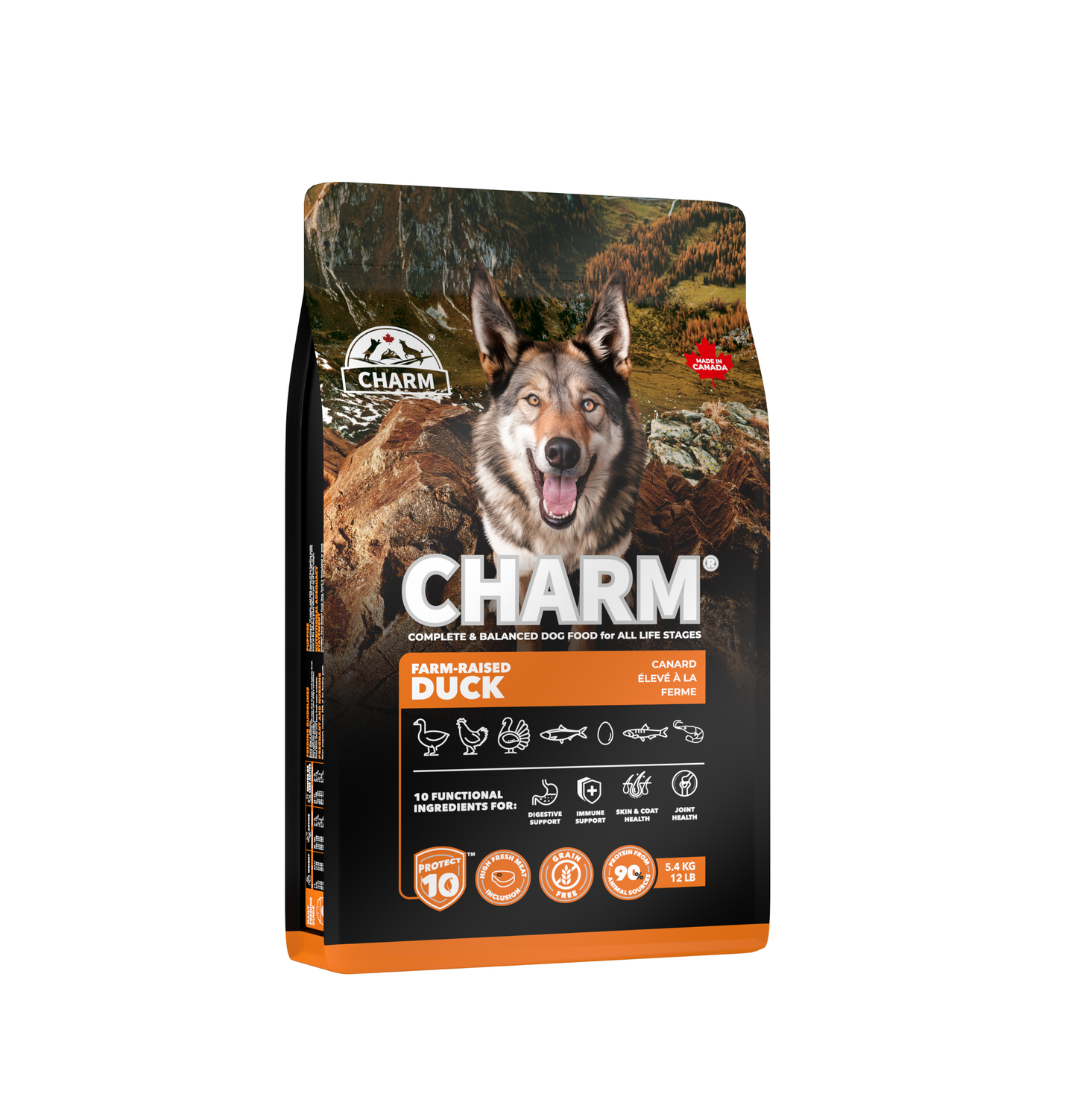 Charm | 無穀物農場鴨狗乾糧