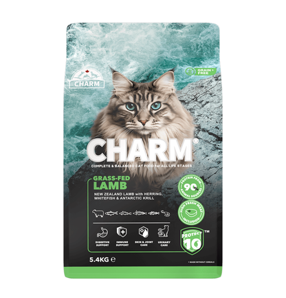 Charm | 無穀物草飼羊肉貓乾糧
