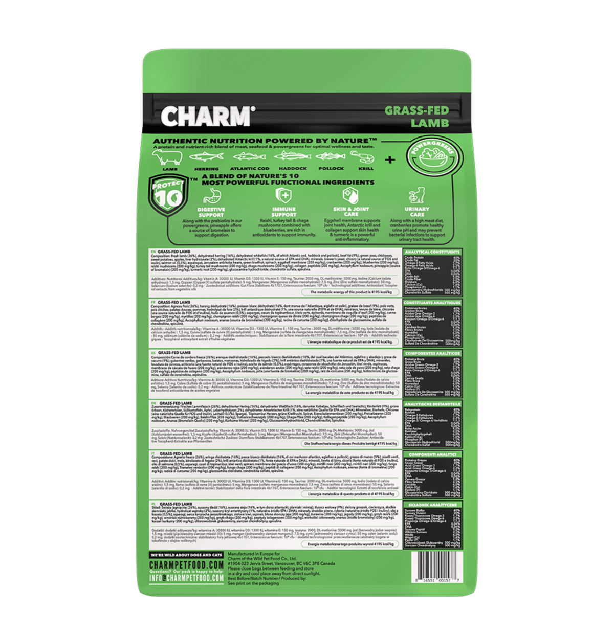 Charm | 無穀物草飼羊肉貓乾糧 - SugarPet 寵甜