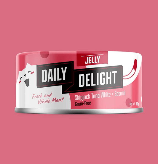 Daily Delight | Jelly 啫喱系列 - 雞胸肉 + 白鰹吞拿魚主食貓罐頭 80g - SugarPet