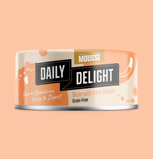 Daily Delight | Mousse 慕絲系列 - 雞肉主食貓罐頭 80g - SugarPet