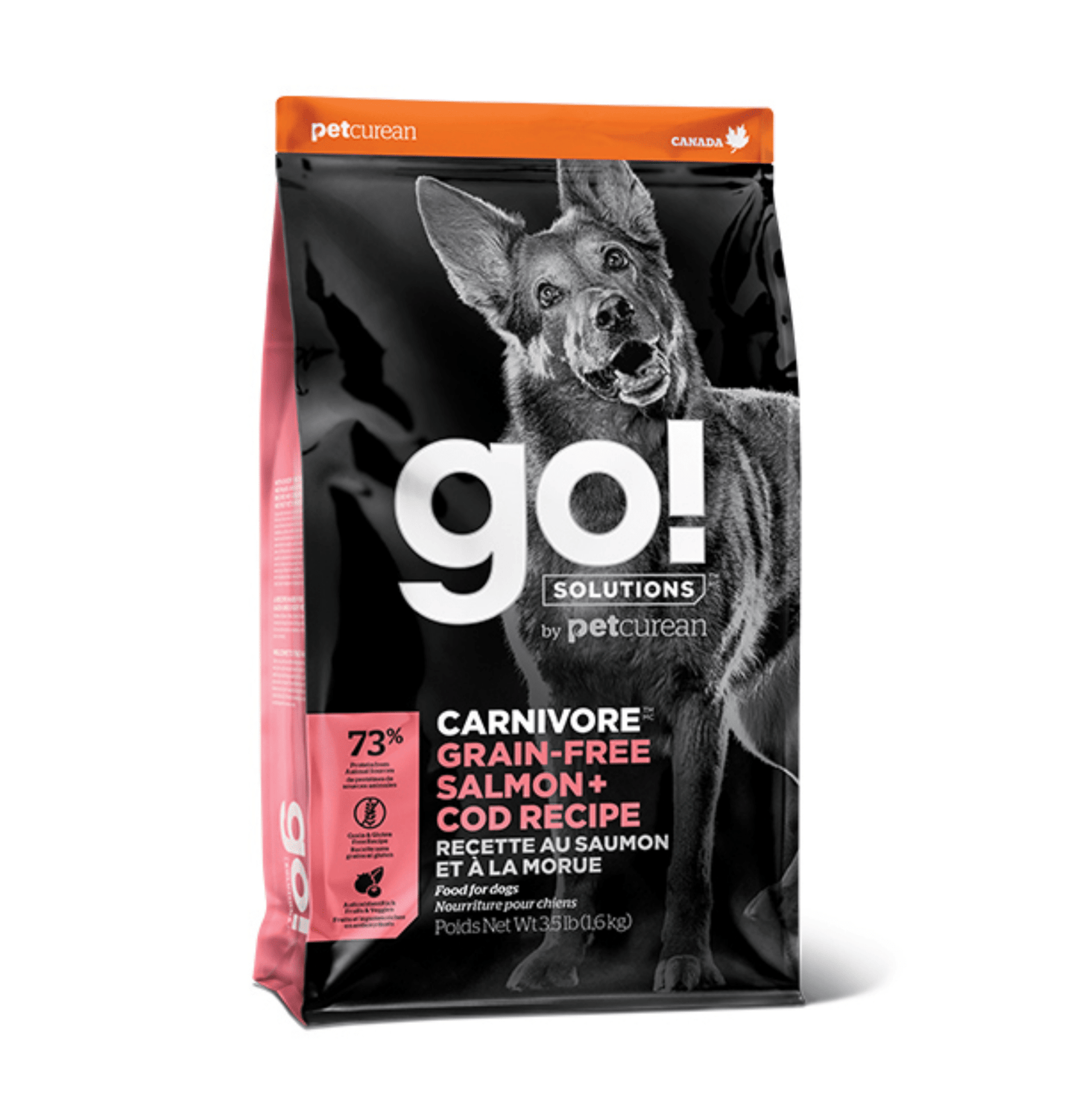 Go! Solutions | 活力營養系列 - 無穀物三文魚+鱈魚全狗糧狗乾糧 22lb - SugarPet 寵甜