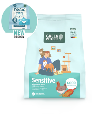 Green PetFood | FairCat Safe 蟲製防過敏貓乾糧 - SugarPet 寵甜
