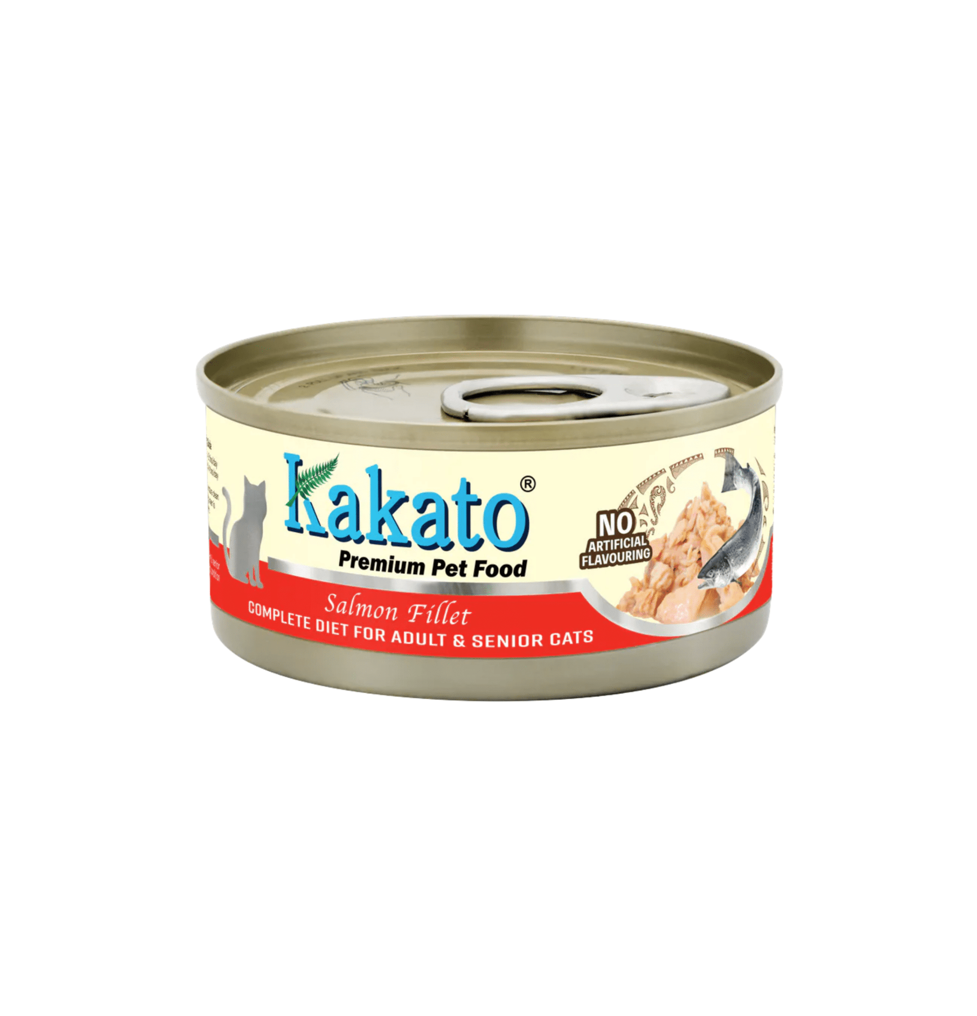Kakato | 單一動物蛋白系列全營養主食貓罐頭（三文魚）70g - 成貓・高齡貓配方 - SugarPet 寵甜