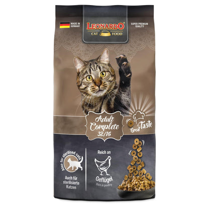 Leonardo & Belcando Cat Food | 無穀物32/16全階家禽成貓貓乾糧 - SugarPet 寵甜