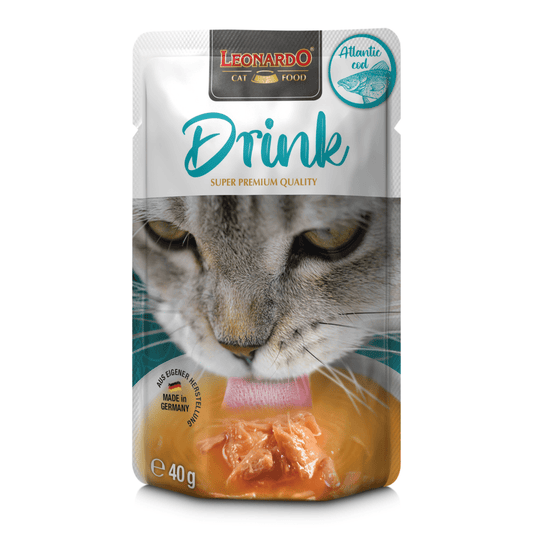 Leonardo & Belcando Cat Food | 貓濕糧湯包系列 Drinks - 鱈魚配方 40g - SugarPet 寵甜
