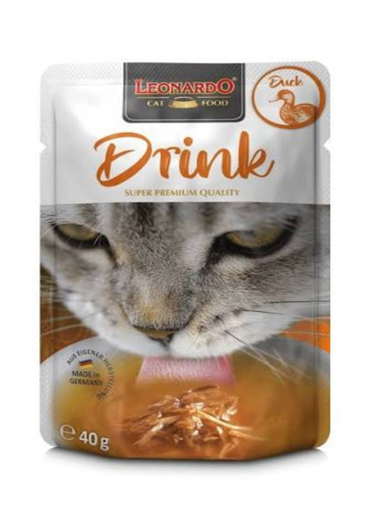 Leonardo & Belcando Cat Food | 貓濕糧湯包系列 Drinks - 鴨肉配方 40g - SugarPet 寵甜