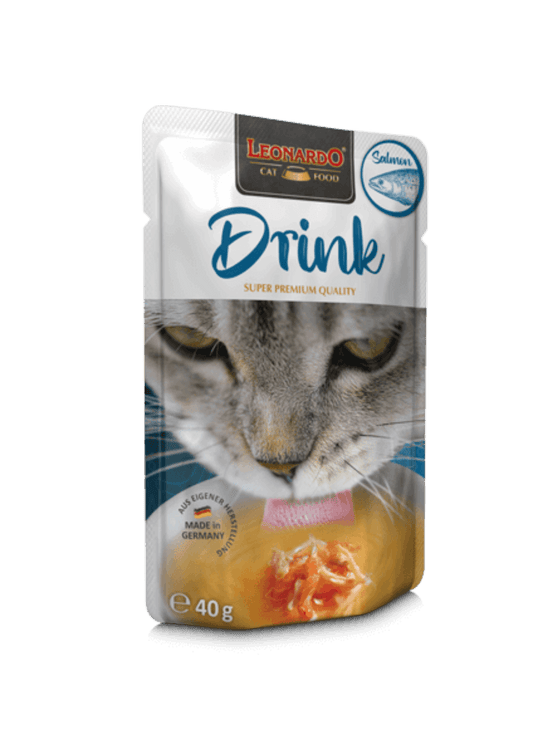 Leonardo & Belcando Cat Food | 貓濕糧湯包系列 Drinks - 三文魚配方 40g - SugarPet 寵甜