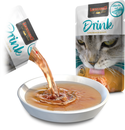 Leonardo & Belcando Cat Food | 貓濕糧湯包系列 Drinks - 鱈魚配方 40g - SugarPet 寵甜