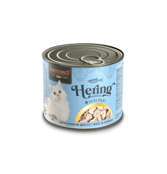 Leonardo & Belcando Cat Food | Extra Fillet 菲力御品·厚切純享罐 - 鯡魚+額外火雞肉片配方成貓罐頭 200g Herring + extra Filet - SugarPet 寵甜