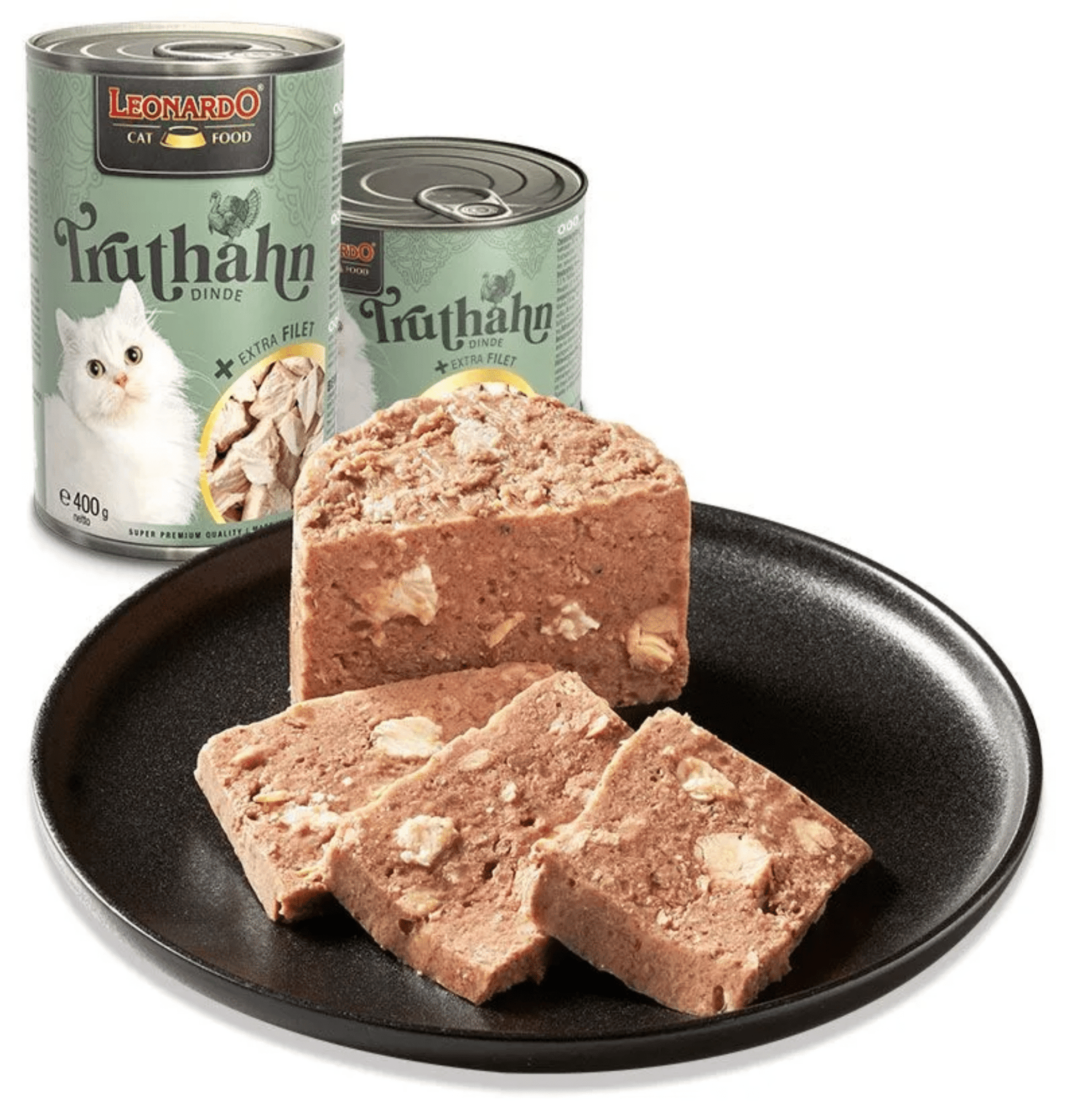 Leonardo & Belcando Cat Food | Extra Fillet 菲力御品·厚切純享罐 - 火雞+額外火雞肉片配方成貓罐頭 200g Turkey + extra Filet - SugarPet 寵甜
