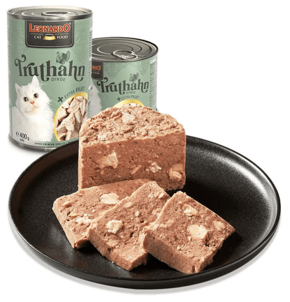 Leonardo & Belcando Cat Food | Extra Fillet 菲力御品·厚切純享罐 - 火雞+額外火雞肉片配方成貓罐頭 200g Turkey + extra Filet - SugarPet 寵甜