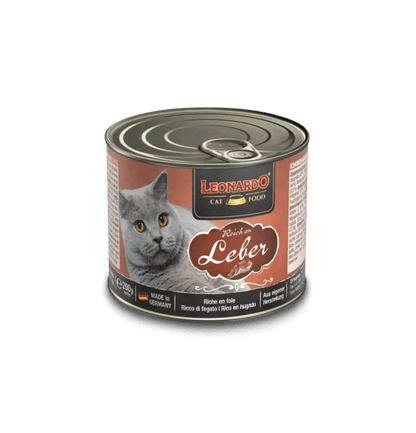 Leonardo & Belcando Cat Food | Super Premium 經典‧高能活力罐 - 肝臟配方成貓罐頭 200g - SugarPet 寵甜