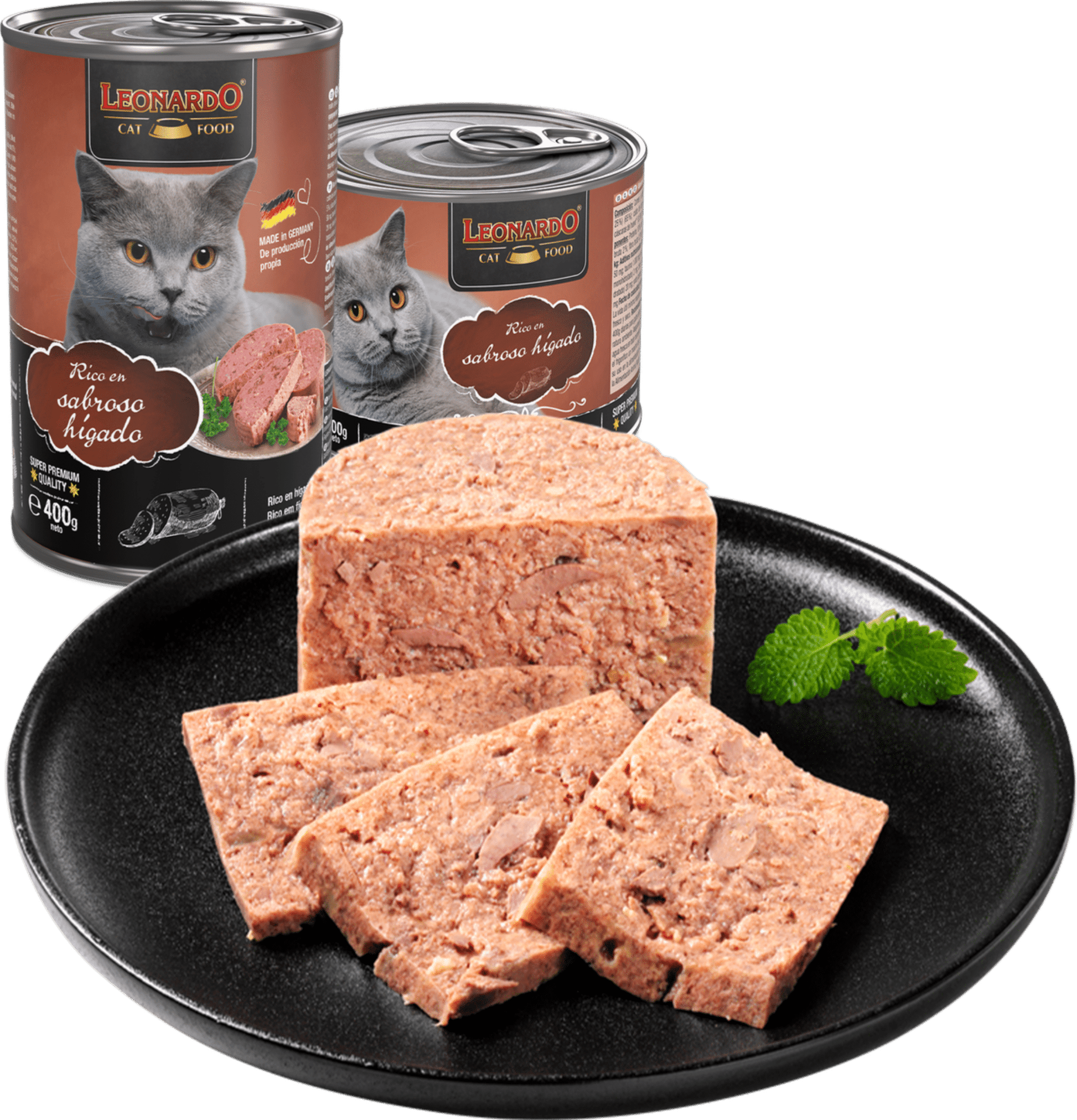Leonardo & Belcando Cat Food | Super Premium 經典‧高能活力罐 - 肝臟配方成貓罐頭 200g - SugarPet 寵甜