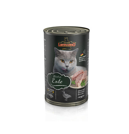 Leonardo & Belcando Cat Food | Super Premium 經典‧高能活力罐 - 鴨肉配方成貓罐頭 400g - SugarPet 寵甜