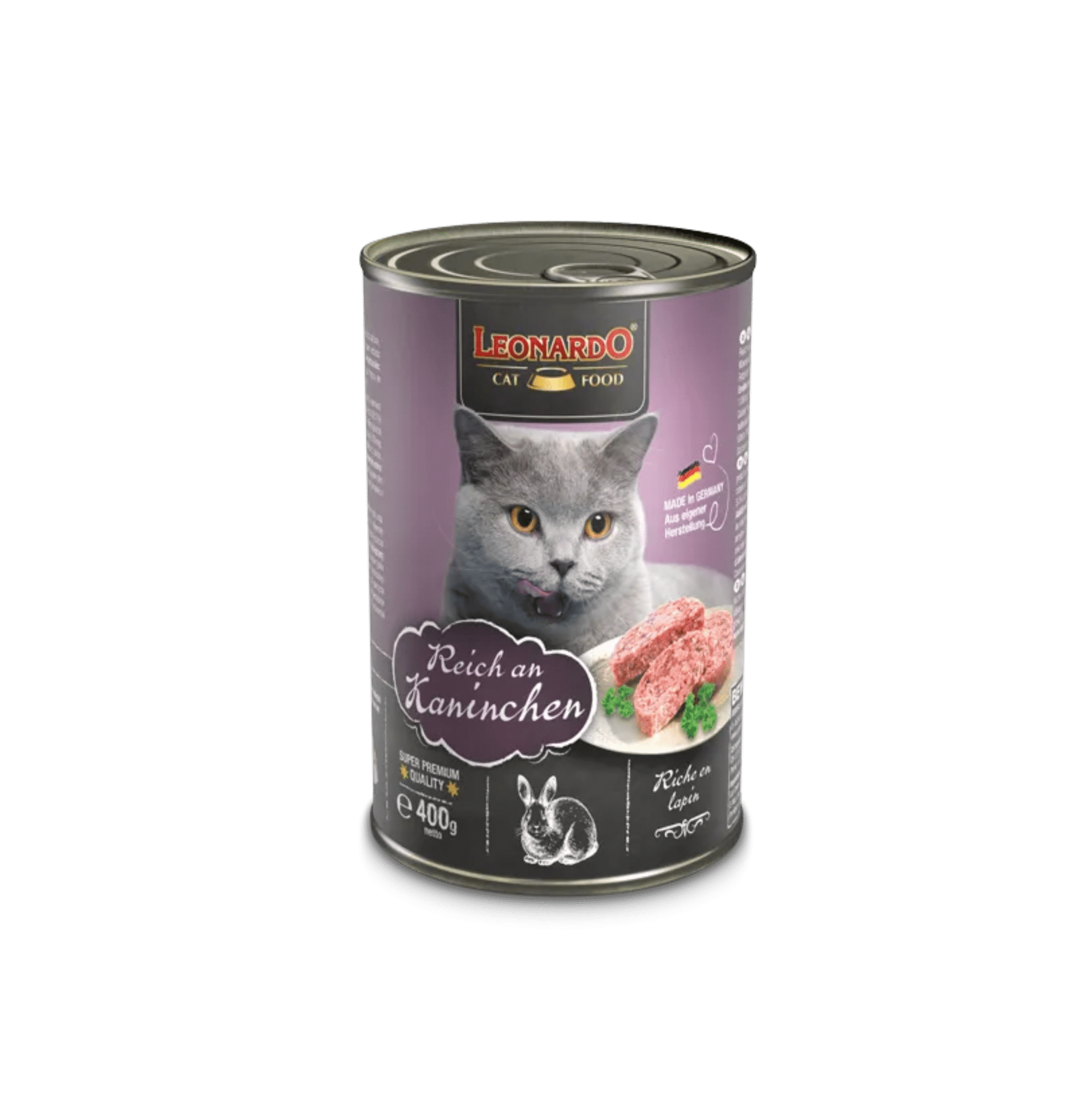 Leonardo & Belcando Cat Food | Super Premium 經典‧高能活力罐 - 肝臟配方成貓罐頭 400g - SugarPet 寵甜