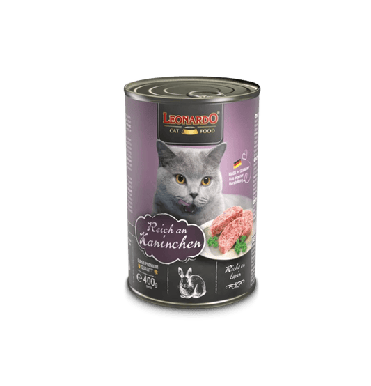 Leonardo & Belcando Cat Food | Super Premium 經典‧高能活力罐 - 肝臟配方成貓罐頭 400g - SugarPet 寵甜
