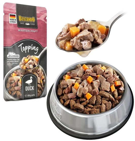 Leonardo & Belcando Dog Food | 無穀物鴨肉配蕃薯鮮肉狗餐包 100g - SugarPet 寵甜
